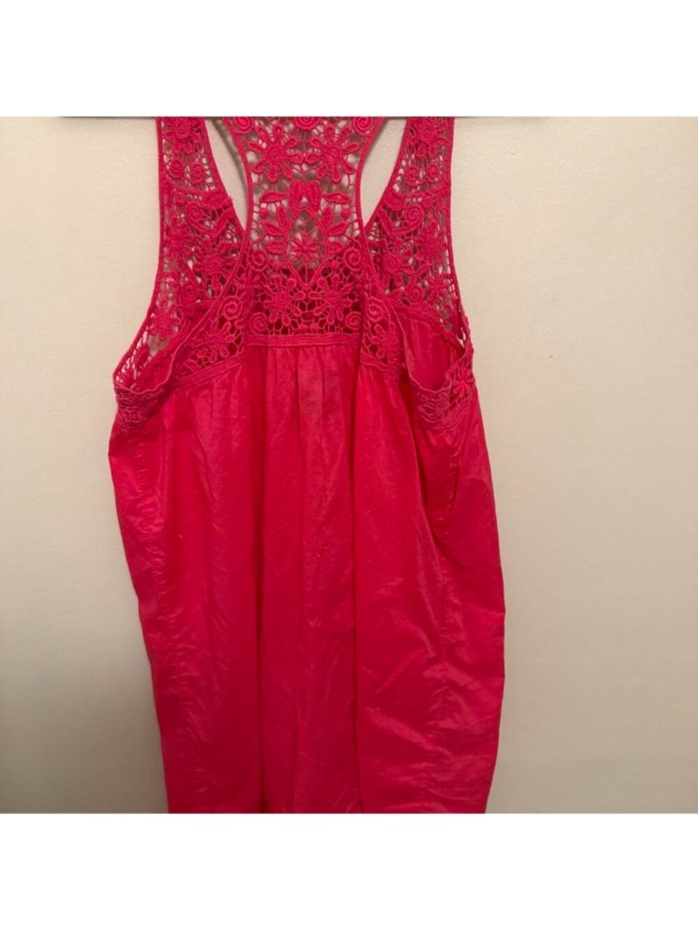 Rare limited edition Calypso St Barth for Target Pink Crochet Boho Tank Top/mini